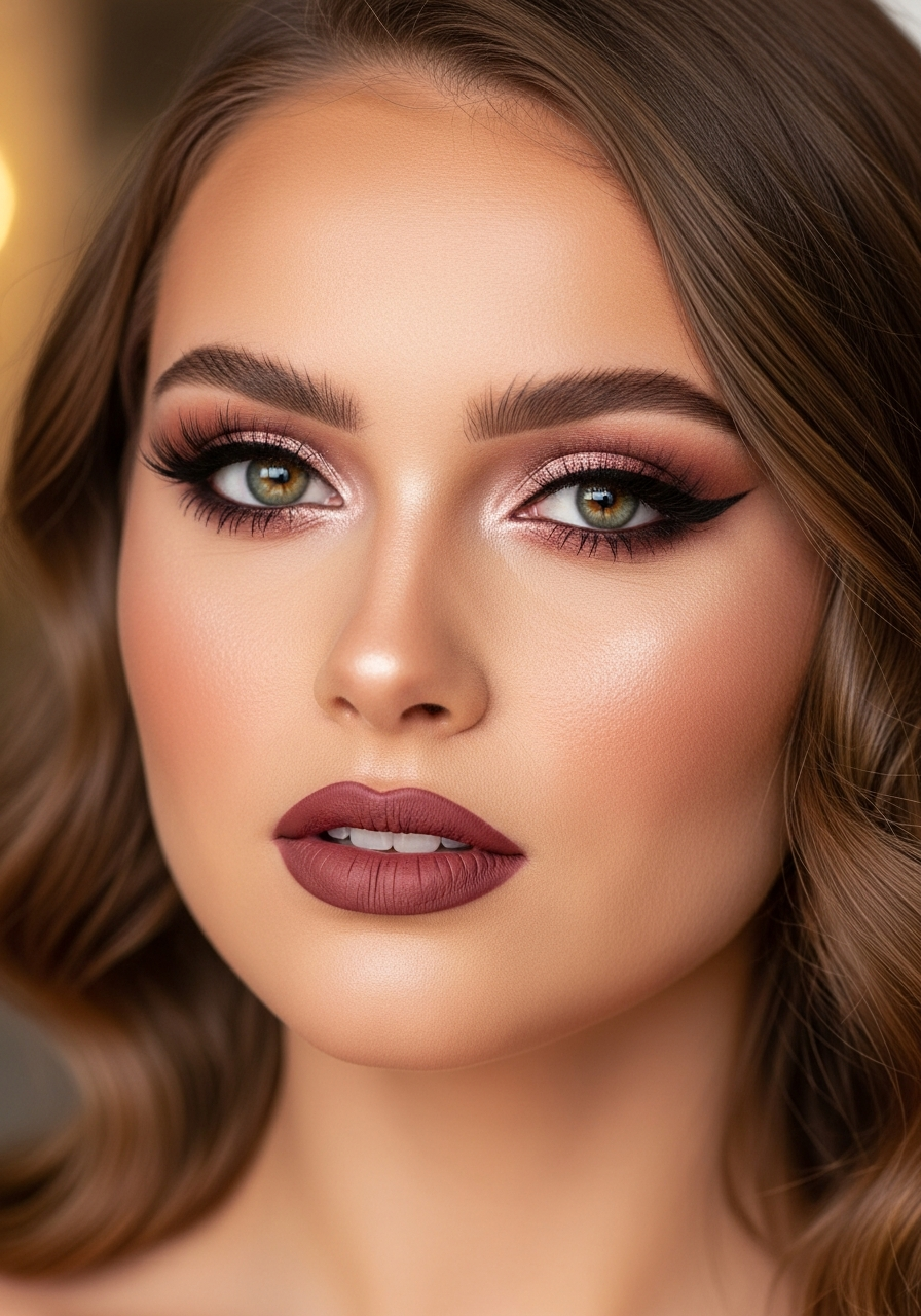 After Glamour Makeup